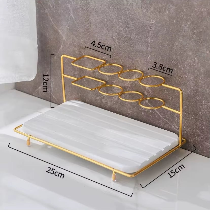 Nordic Diatomite Electric Toothbrush Holder Desktop Cosmetic Organizer Bathroom Storage Rack Accessories Makeup Brush Shelf