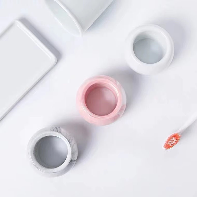 Nordic Diatomite Electric Toothbrush Holder Desktop Cosmetic Organizer Bathroom Storage Rack Accessories Makeup Brush Shelf