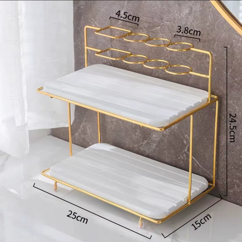 Nordic Diatomite Electric Toothbrush Holder Desktop Cosmetic Organizer Bathroom Storage Rack Accessories Makeup Brush Shelf