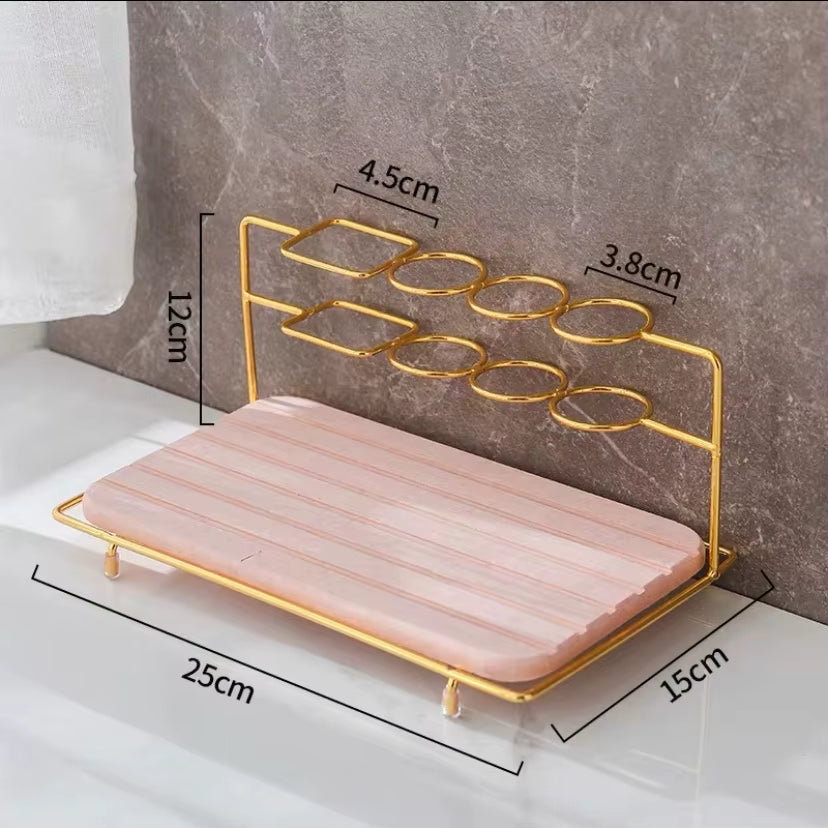 Nordic Diatomite Electric Toothbrush Holder Desktop Cosmetic Organizer Bathroom Storage Rack Accessories Makeup Brush Shelf