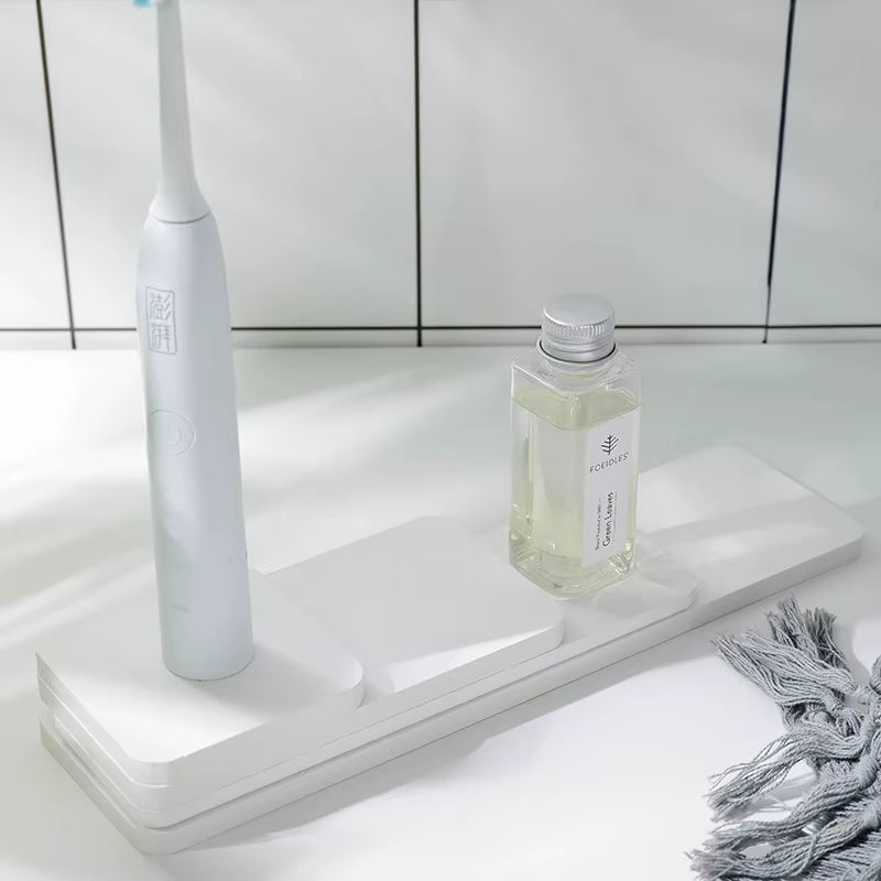 Diatomite Absorbent Table Coaster Toothbrush Holder Insulation Pad Soap Mat Bathroom Kitchen Quickdry Mildewproof Rack Household
