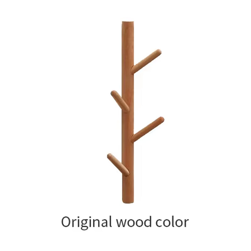 Wooden Coat Rack Nordic Creative Clothes Storage Hook Wall Hanging Hanger Home Decor Hanger Hooks Coat Hooks Rack