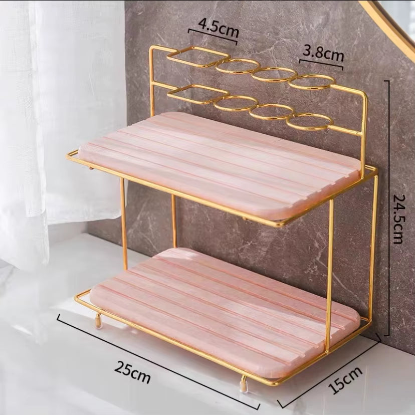 Nordic Diatomite Electric Toothbrush Holder Desktop Cosmetic Organizer Bathroom Storage Rack Accessories Makeup Brush Shelf