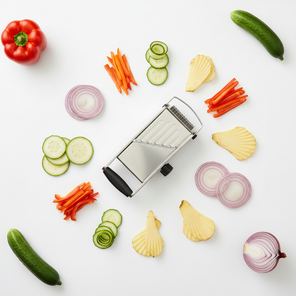Mandoline râpe multifonction légumes variés - Accessoire cuisine